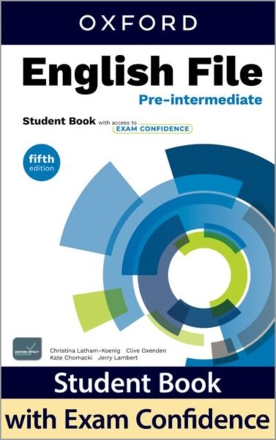 English File, 5th Edition Pre-Intermediate Student's Book with Exam Confidence