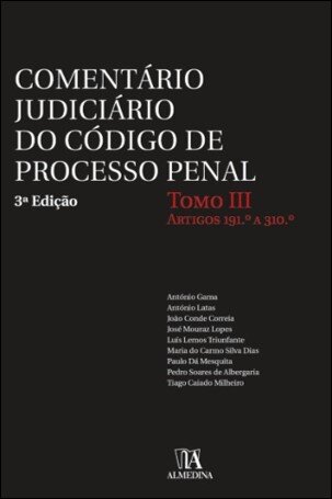 Comentário Judiciário Do Código De Processo Penal Tomo III - 3.ª Edição