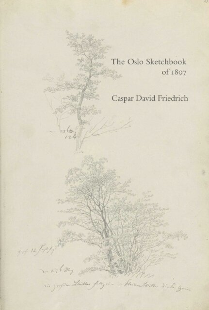 The Oslo Sketchbook of 1807