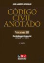 Código Civil Anotado V.3 1/2000 Contratos Em Especial