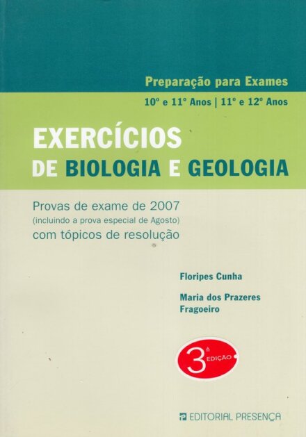 Preparação para o exame de Biologia e Geologia 10º e 11º Ano