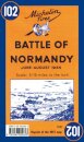 Battle of Normandy - Michelin Historical Map 102