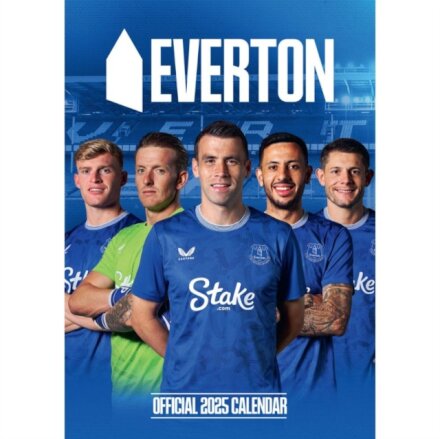 Official Everton FC A3 Calendar 2025