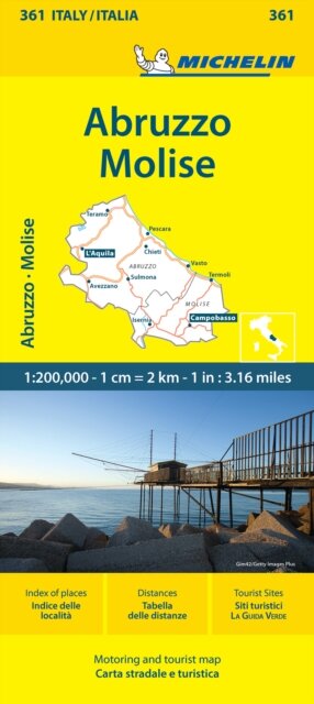 Abruzzo & Molise - Michelin Local Map 361
