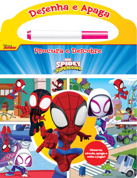 Spidey e a sua Superequipa - Desenha e Apaga Procura e Descobre