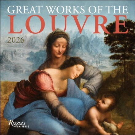 Great Works of the Louvre 2026 Wall Calendar