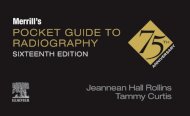 Merrill's Pocket Guide to Radiography