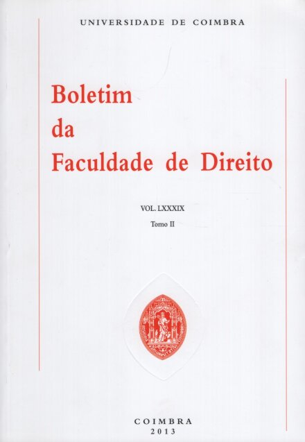 Boletim Fac.Direito Vol.LXXXIX II