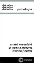O Pensamento Psicológico