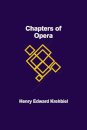 Chapters Of Opera