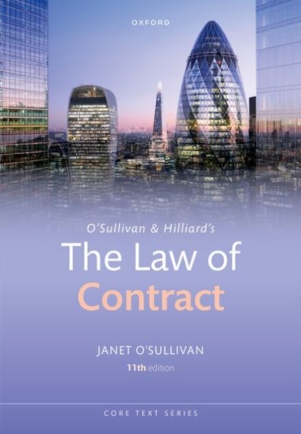 O'Sullivan & Hilliard's The Law of Contract