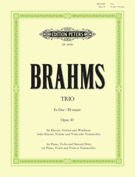 Trio No. 2 in E flat Op.40