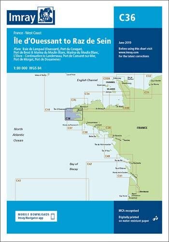 Imray Chart C36 : Ile d'Ouessant to Raz de Seine : C36