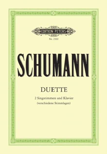 34 Duets for 2 Voices and Piano (German Language)