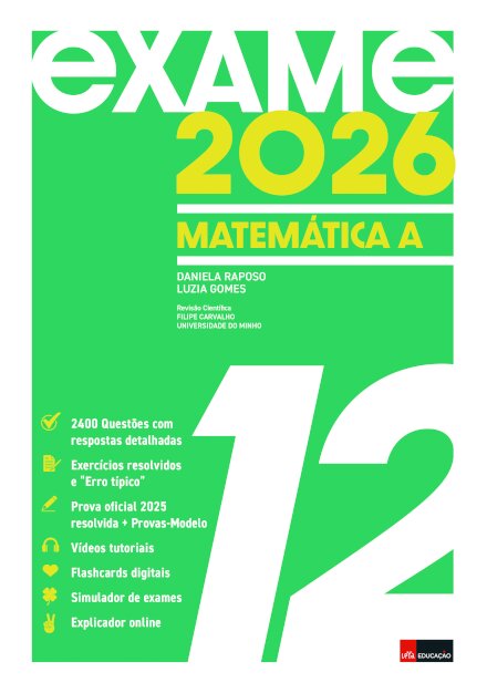 EXAME 2026 Matemática A 12.º ano