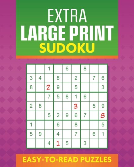 Extra Large Print Sudoku