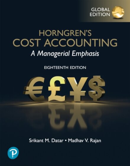 Horngren's Cost Accounting, Global Edition