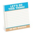 Knock Knock Let’s Do This Thing Large Sticky Notes (4x4in)