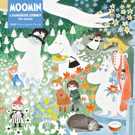 Adult Sustainable Jigsaw Puzzle Moomin: A Dangerous Journey : 1000-pieces. Ethical, Sustainable, Earth-friendly