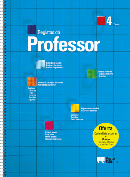 Registos do Professor - 4 Turmas