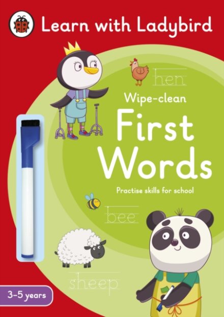 Learn With Ladybird Wipe Clean First Words 3-5