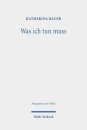 Was ich tun muss