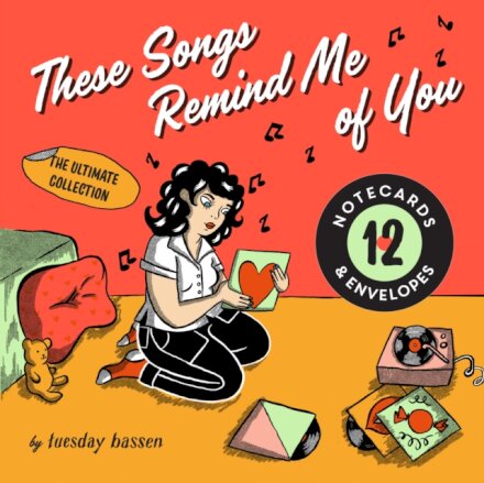 These Songs Remind Me of You: 12 Notecards & Envelopes
