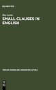 Small Clauses in English