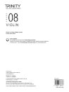 Trinity College London Violin Exam Pieces From 2020: Grade 8 (part only)