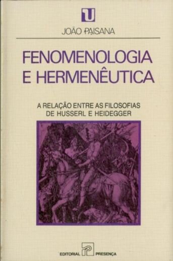 Fenomenologia e Hermenêutica