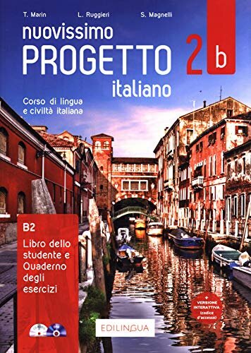 Nuovissimo Progetto italiano 2b Libro dello studente e Quaderno degli esercizi + audio + video - pp. 200