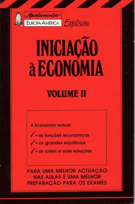 Apont.Iniciação À Economia Vol.II