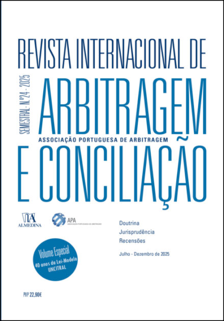 Revista Internacional De Arbitragem E Conciliação - Nº 24 - 2025