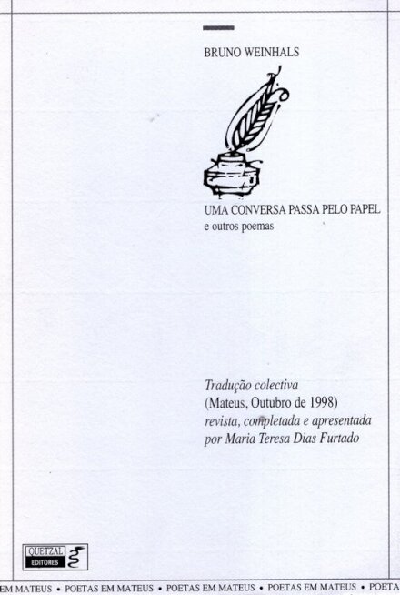 Uma conversa passa pelo papel e outros poemas