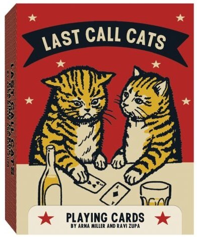 Last Call Cats Playing Cards