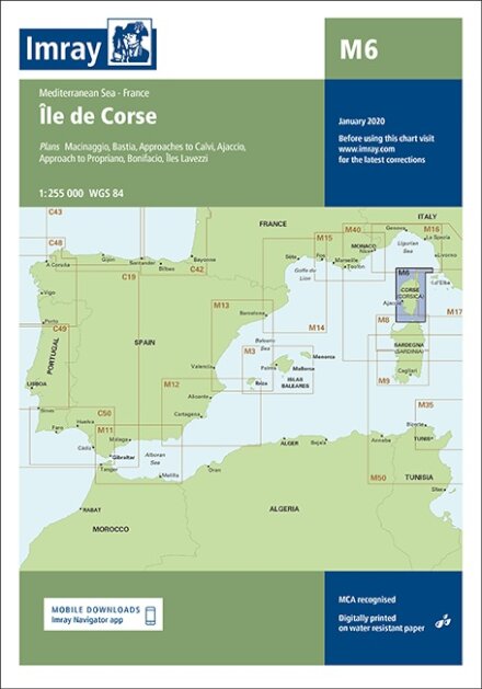 Imray Chart M6 : Ile de Corse : 6