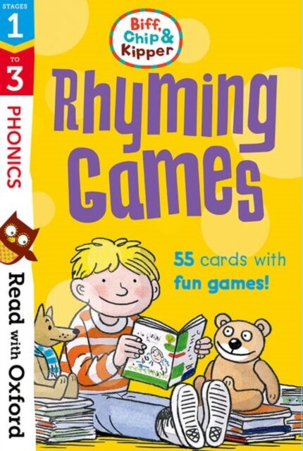 Read with Oxford: Stages 1-3 Biff, Chip and Kipper: Rhyming Games Flashcards (Cards)