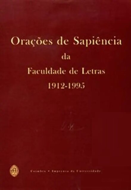 Oracões de Sapiência da Faculdade de Letras