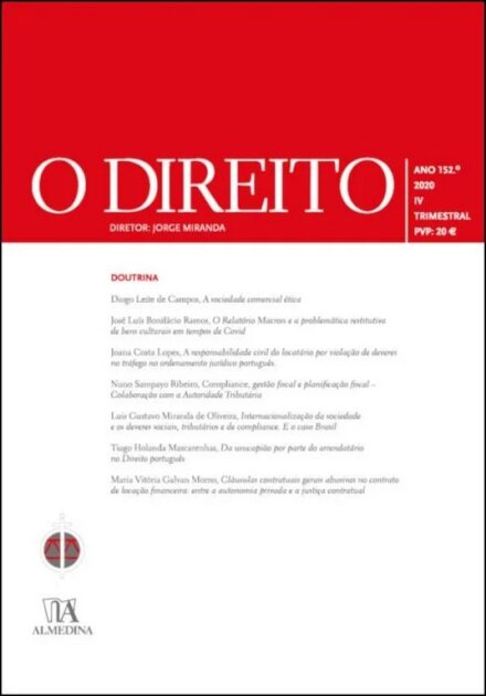 O Direito - Ano 152 Nº IV