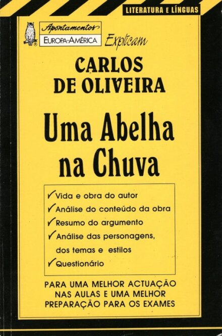 Uma Abelha Na Chuva-Apontamentos