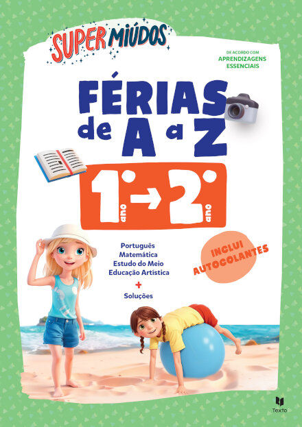 Supermiúdos Férias de A a Z 1.º ano - 2º ano