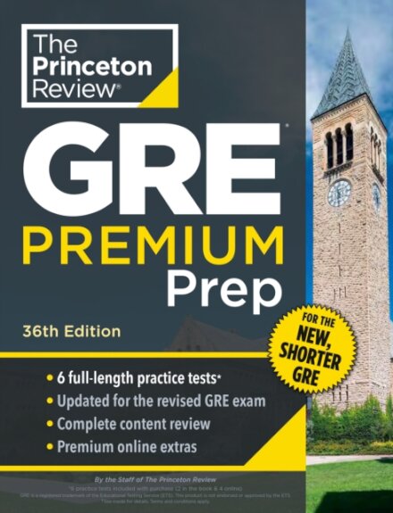 Princeton Review Gre Premium Prep. 36Th Edition