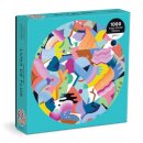Mina Hamada Luna de Flor 1000 Piece Round Puzzle