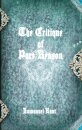 The Critique of Pure Reason