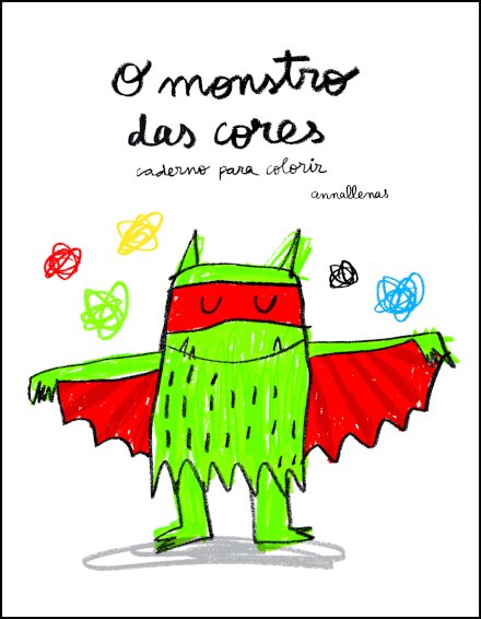 O Monstro Das Cores - Livro De Colorir