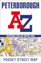 Peterborough A-Z Pocket Street Map