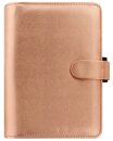 Personal Saffiano Rose Gold Organiser