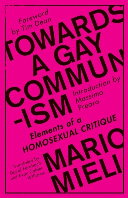 Towards a Gay Communism : Elements of a Homosexual Critique