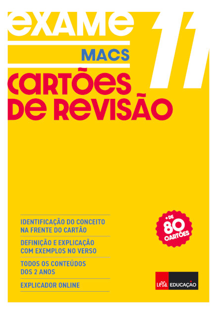 Cartões de Revisão MACS 11