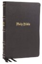 KJV Holy Bible: Large Print Thinline, Black Genuine Leather, Red Letter, Comfort Print (Thumb Indexed): King James Version